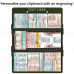 WhiteCoat Clipboard® Trifold - Army Green Physical Therapy Edition